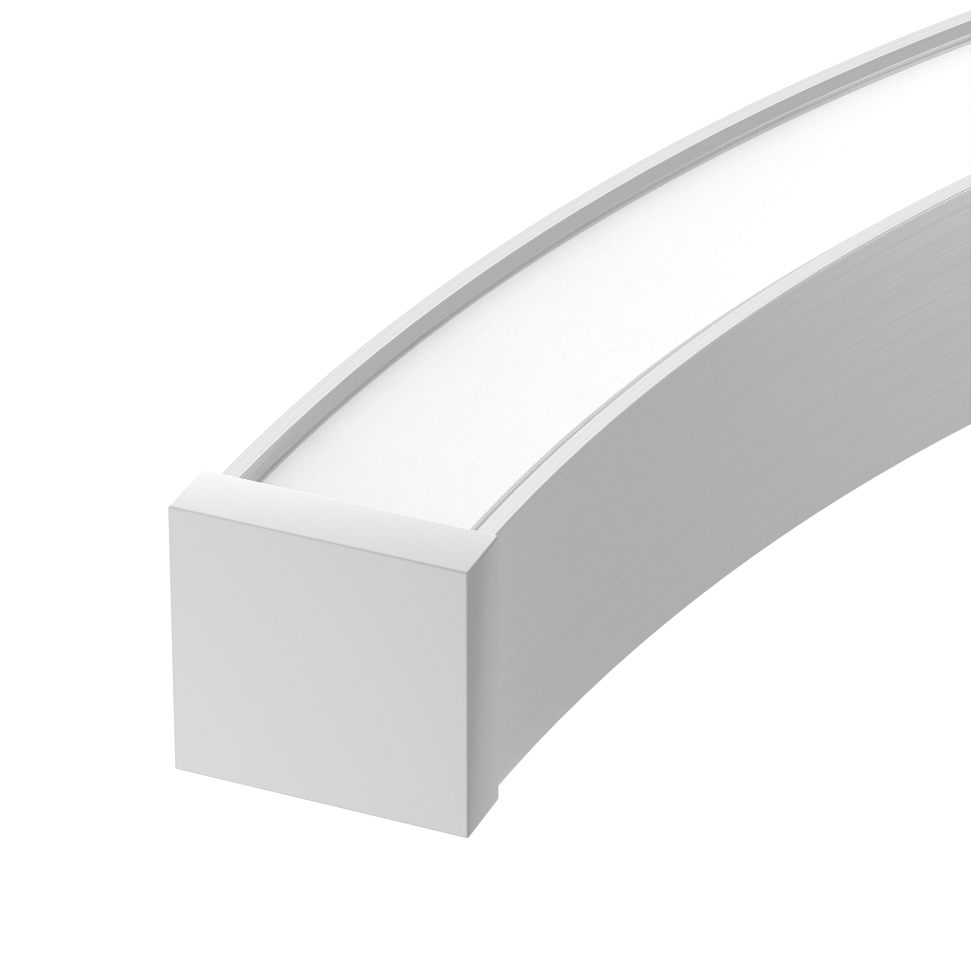 Профиль LINE-3535-BENT-SIDE-2000 ANOD (Arlight, Алюминий)