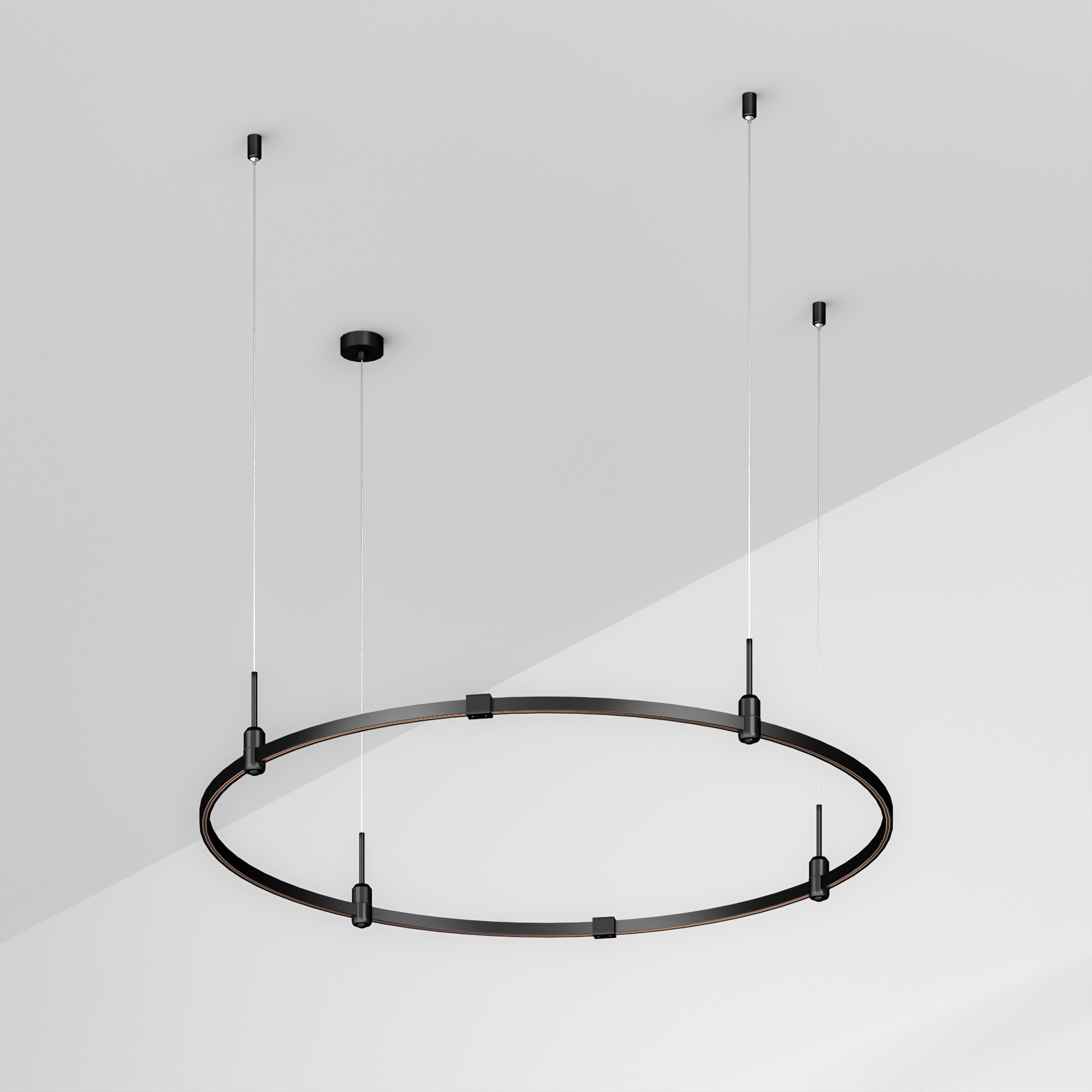 Основание ART-APRIORI-ROUND-HANG-R1200 (BK) (Arlight, IP20 Металл, 3 года)