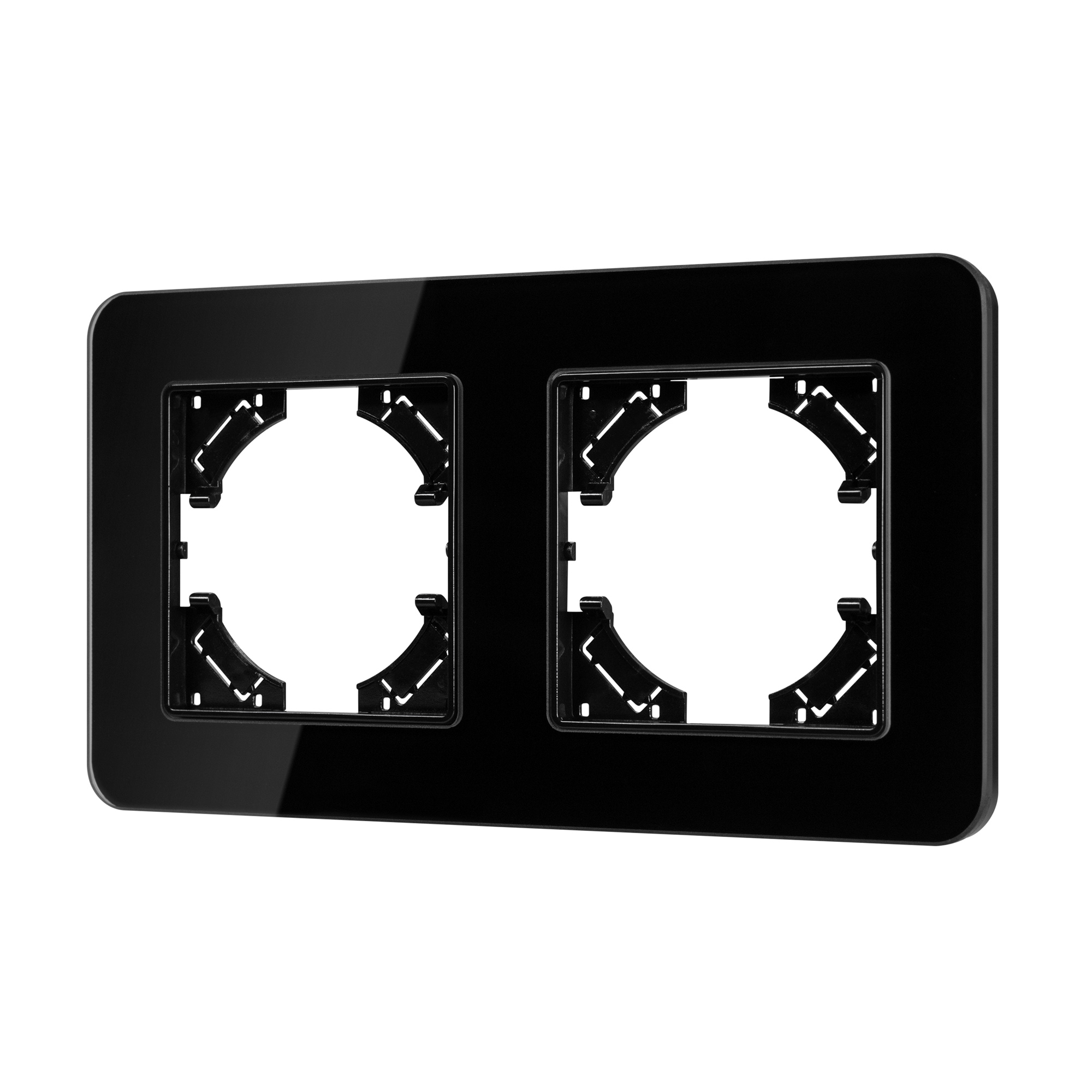 Рамка стеклянная FRM-OMALI-GS-2-BK (Arlight)