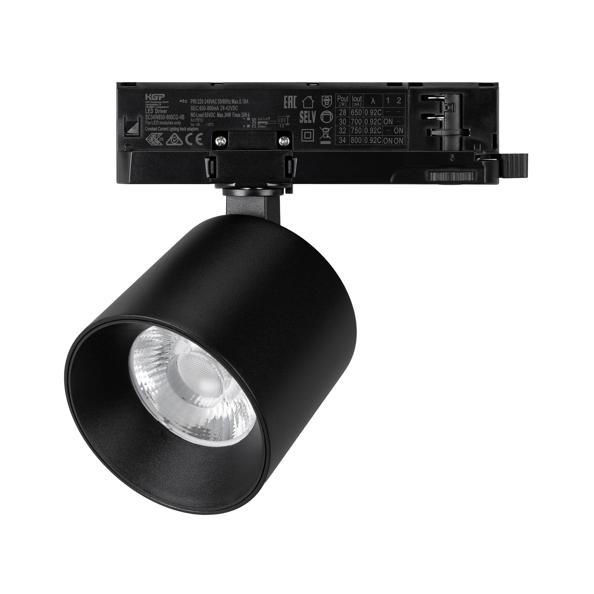 Светильник LGD-DYKE-4TR-R90-26W Day4000 (BK, 38 deg, 230V) (Arlight, IP20 Металл, 5 лет)