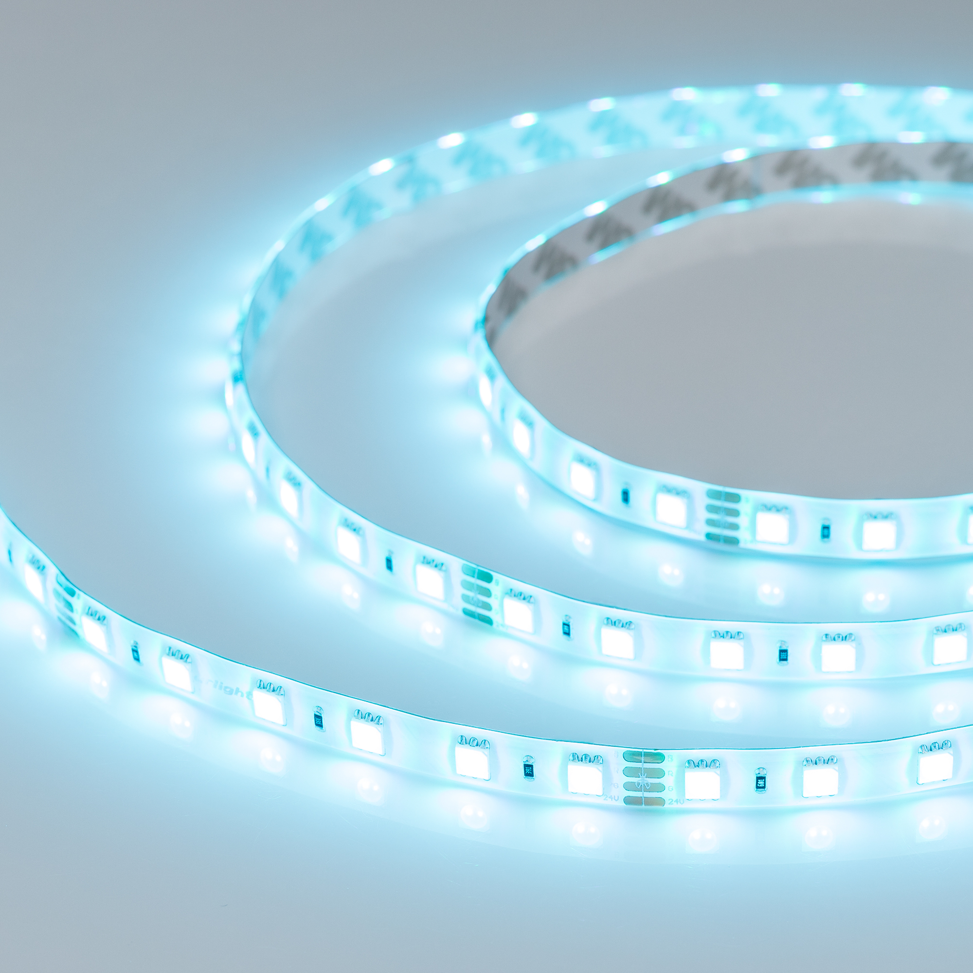 Лента герметичная RTW-SE-B60-10mm 24V RGB (14.4 W/m, IP65, 5060, 5m) (Arlight)