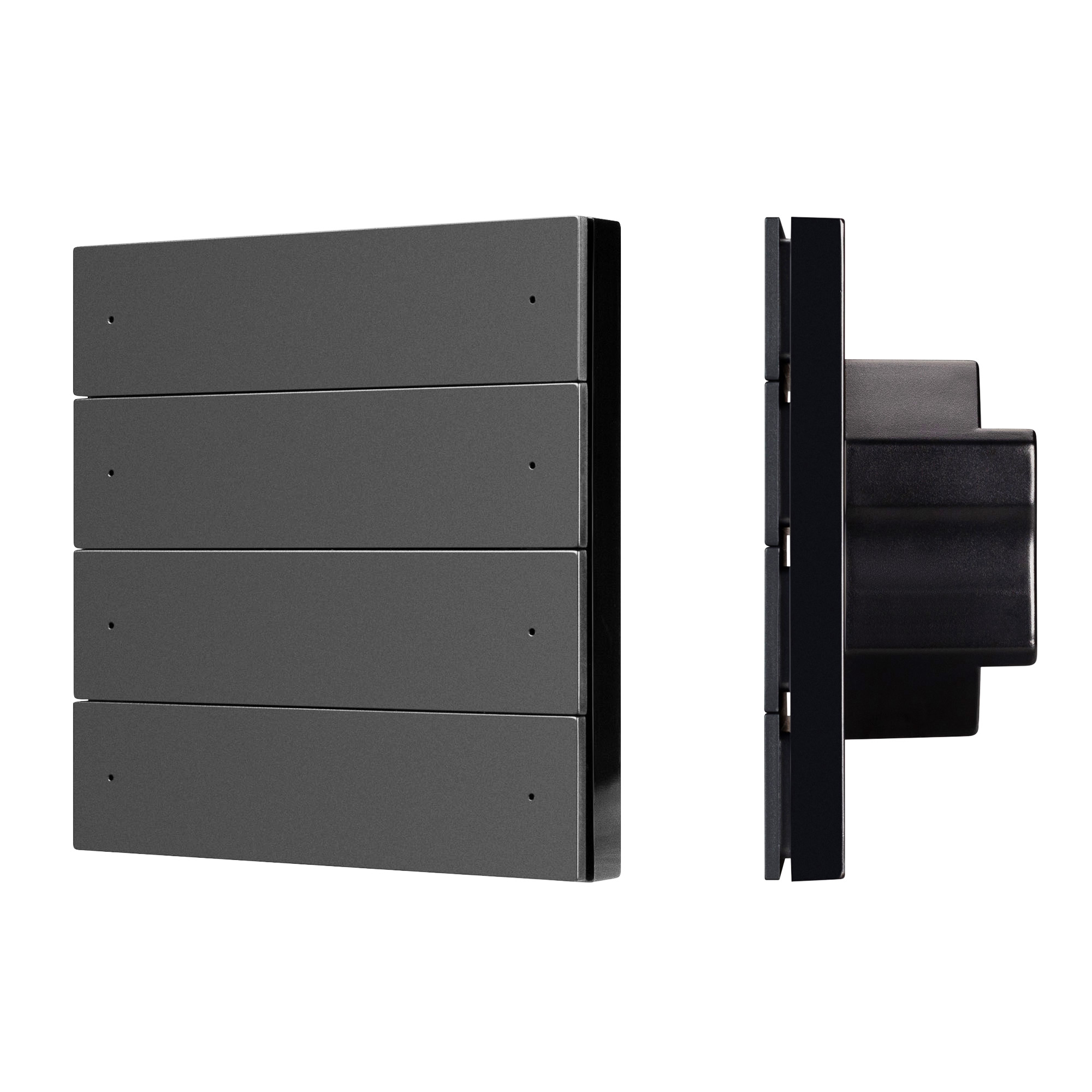 INTELLIGENT ARLIGHT Кнопочная панель SMART DALI-301-22-8K-D2-IN Black (BUS, Frameless) (IARL, IP20 Пластик, 5 лет)