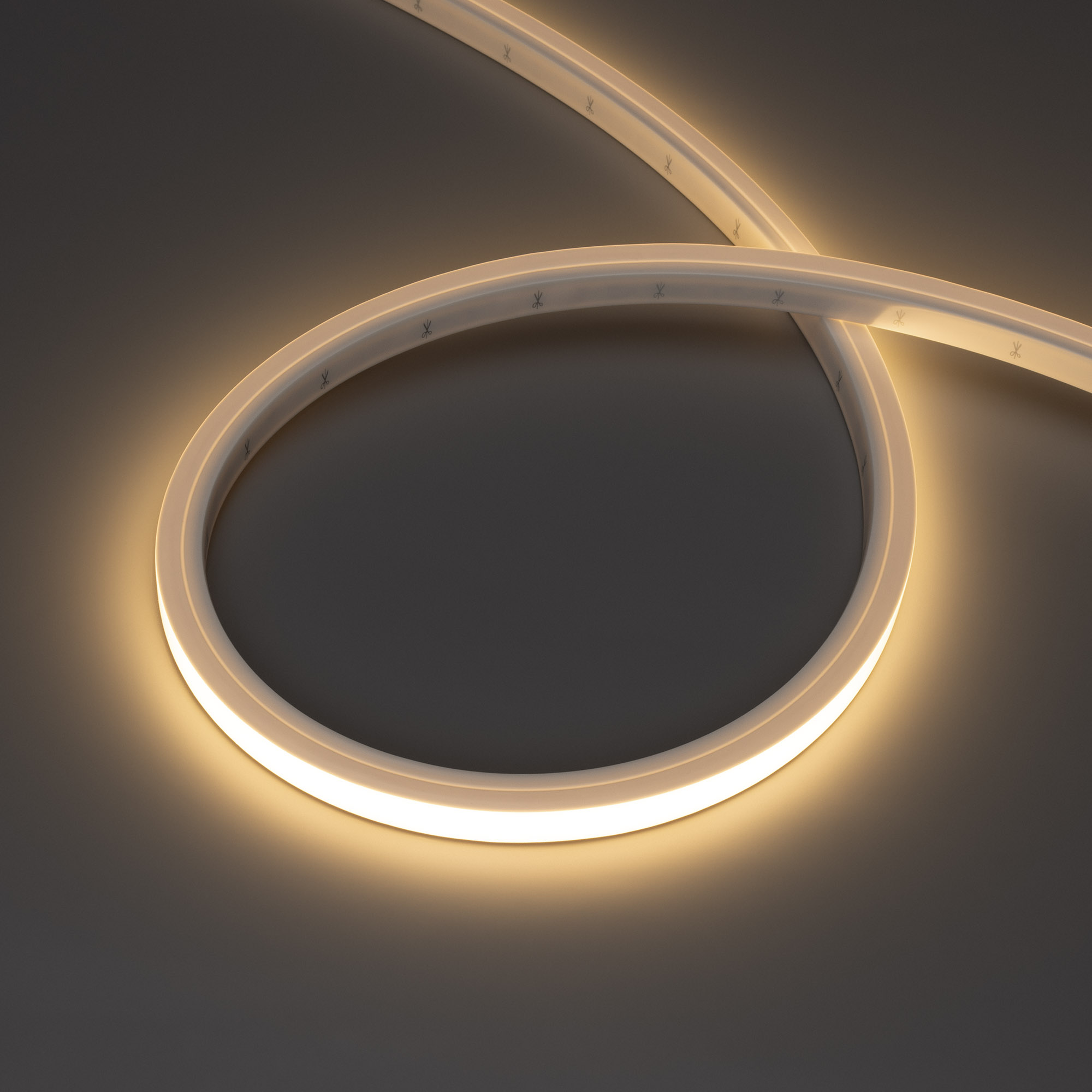 Лента герметичная NOVA-TOP-PU-A120-16x15mm 24V Warm3500 (10 W/m, IP68, 3m, wire x1) (Arlight, Полиуретан)