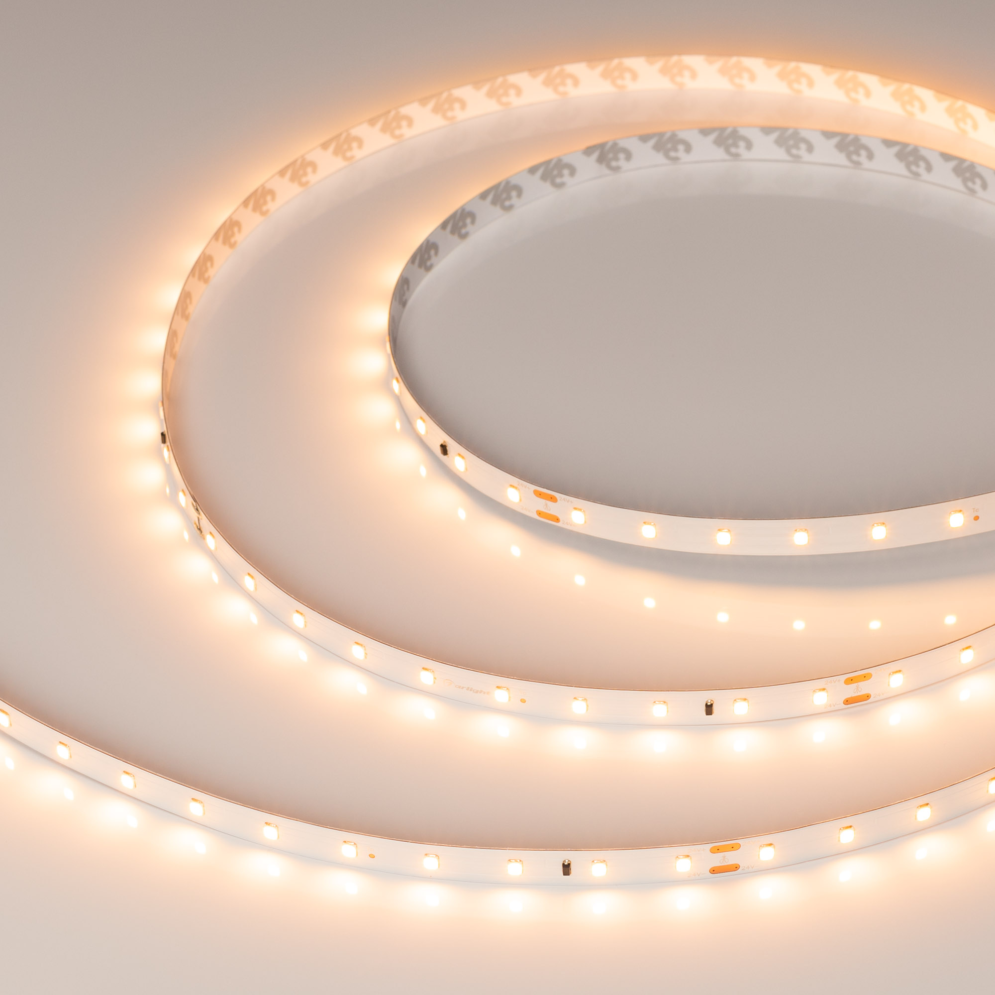 Лента IC-A60-10mm 24V Warm2400 (4.6 W/m, IP20, 2835, 30m) (Arlight, 4.6 Вт/м, IP20)