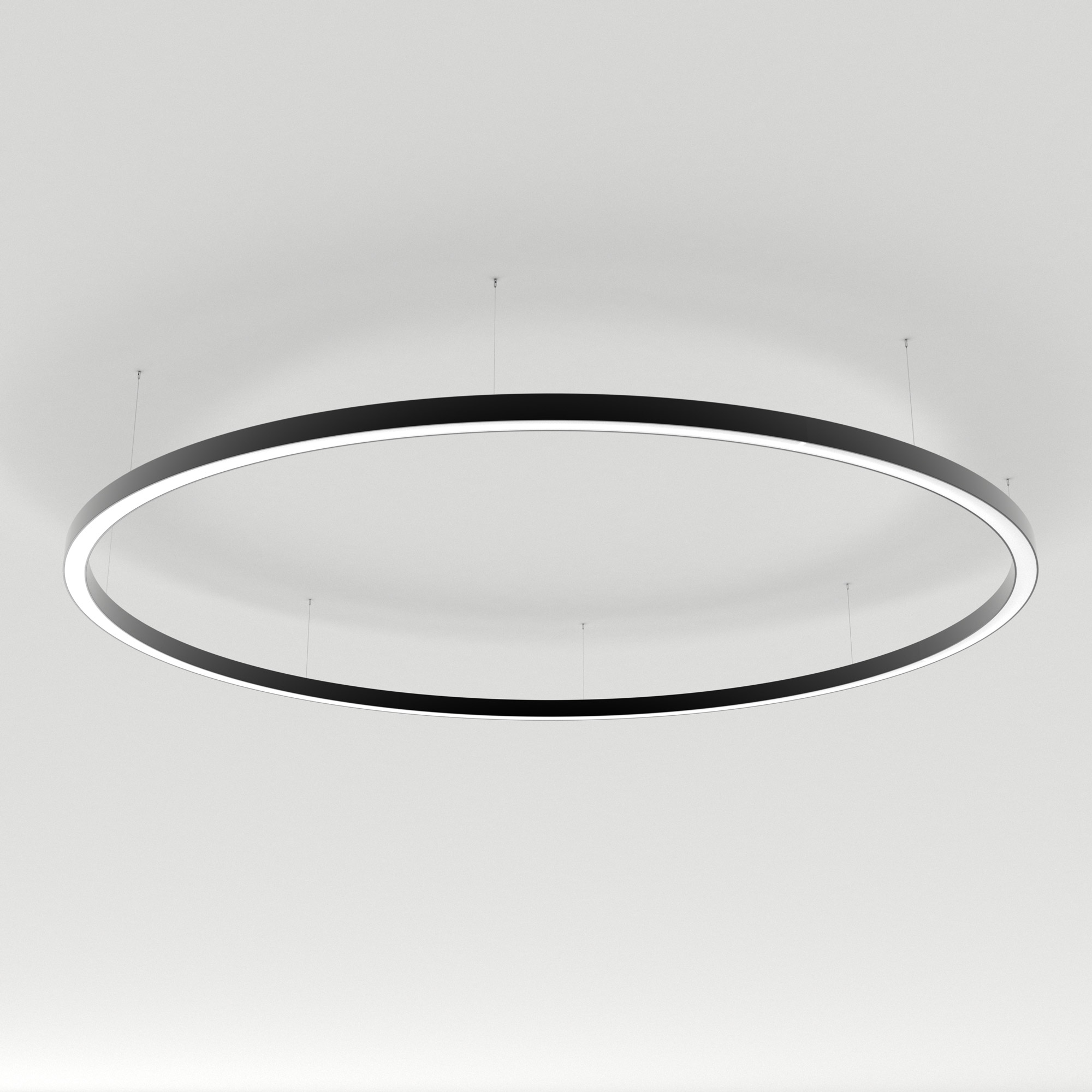 Светильник SP-LINE-HANG-ARC-O3535-D3000-204W Day4000 (BLACK, 230V) (Arlight, Металл)