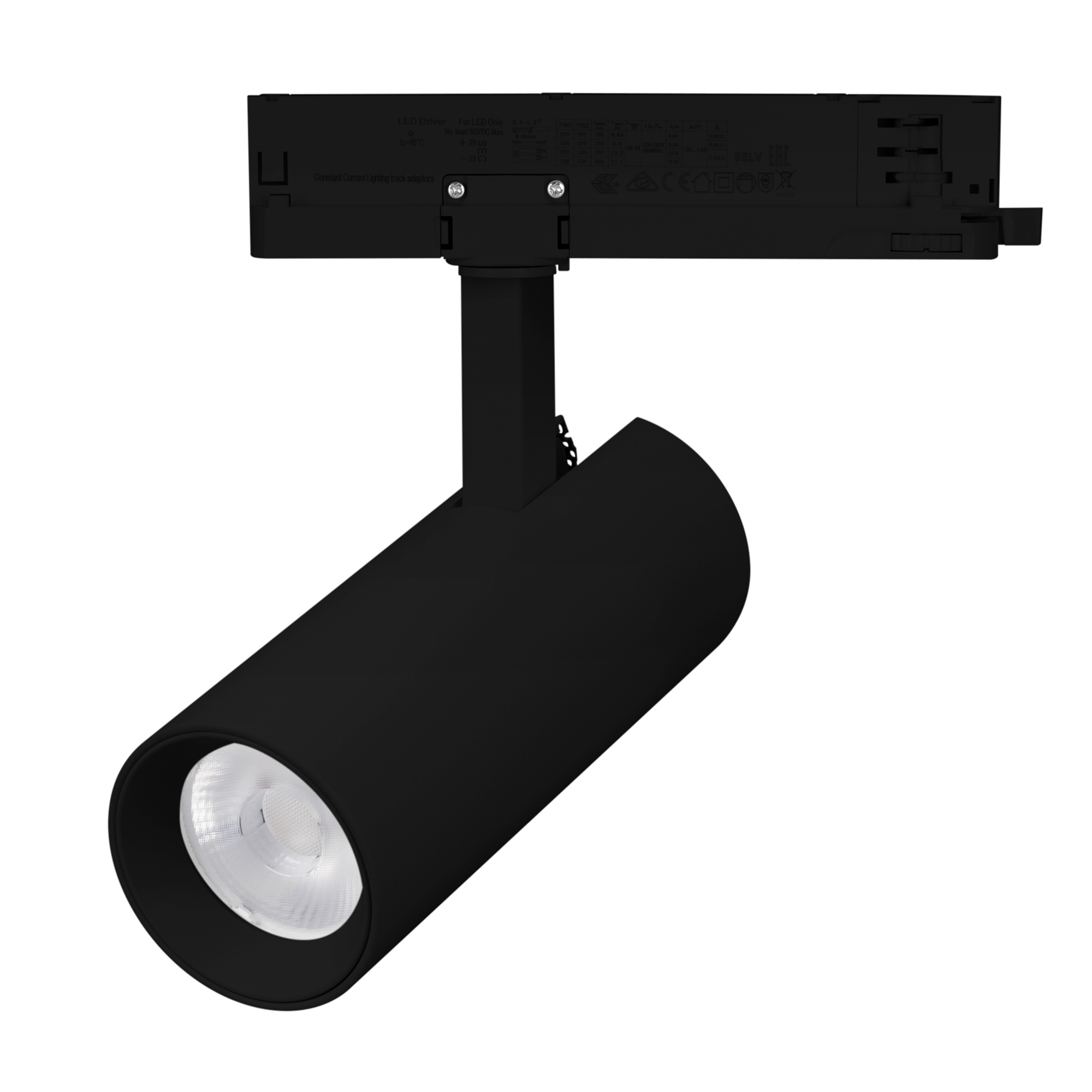 Светильник LGD-GERA-4TR-R74-20W Warm3000 (BK, 15 deg, 230V, DALI) (Arlight, IP20 Металл, 5 лет)