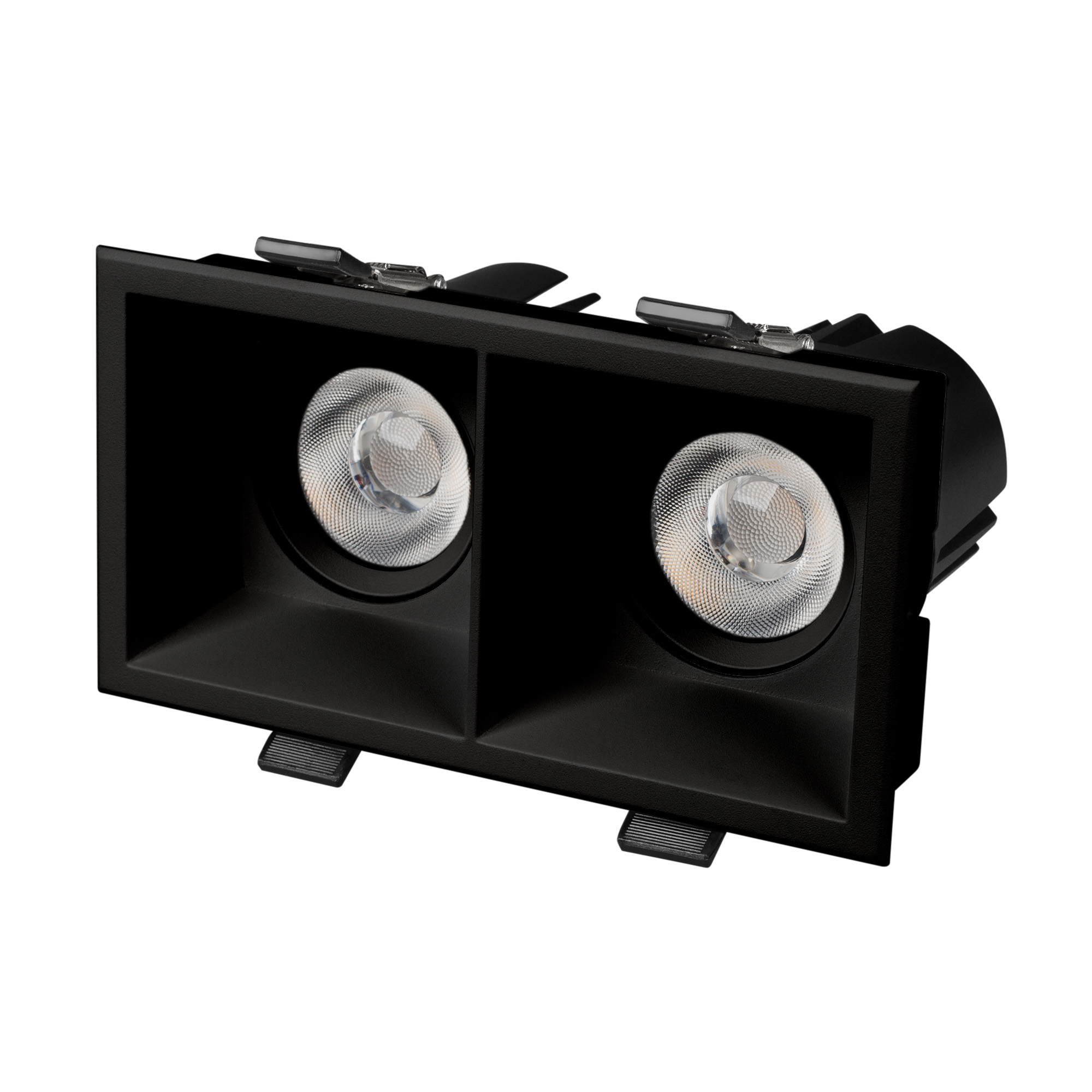 Светильник MS-FLOW-BUILT-S157x85-2x6W Warm3000 (BK, 38 deg, 230V) (Arlight, IP20 Металл, 5 лет)