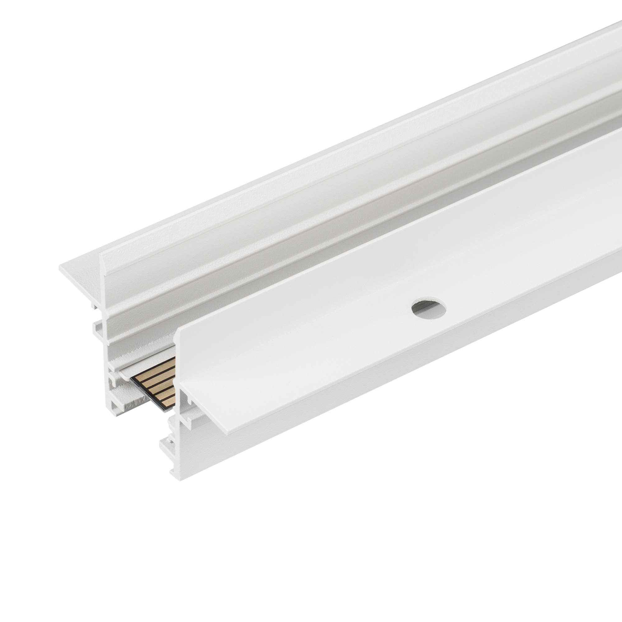 Трек встраиваемый MAG-TRACK-2538-FDW-3000 (WH, 5LN) (Arlight, IP20 Металл, 5 лет)