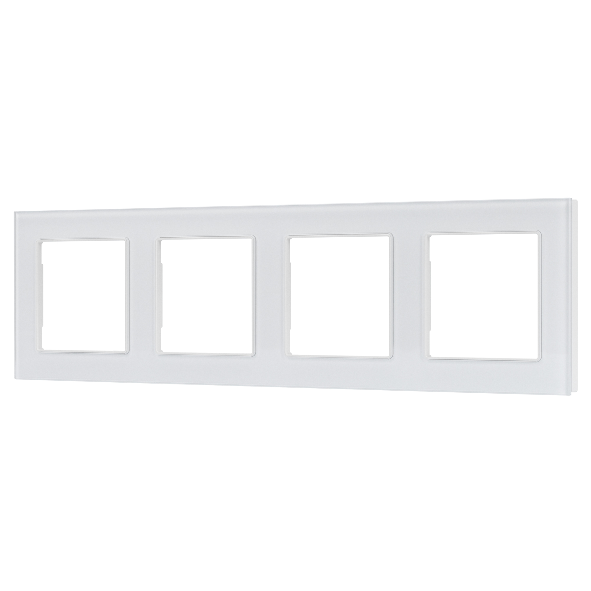 Рамка стеклянная FRM-GLARE-GS-4-WH (Arlight)