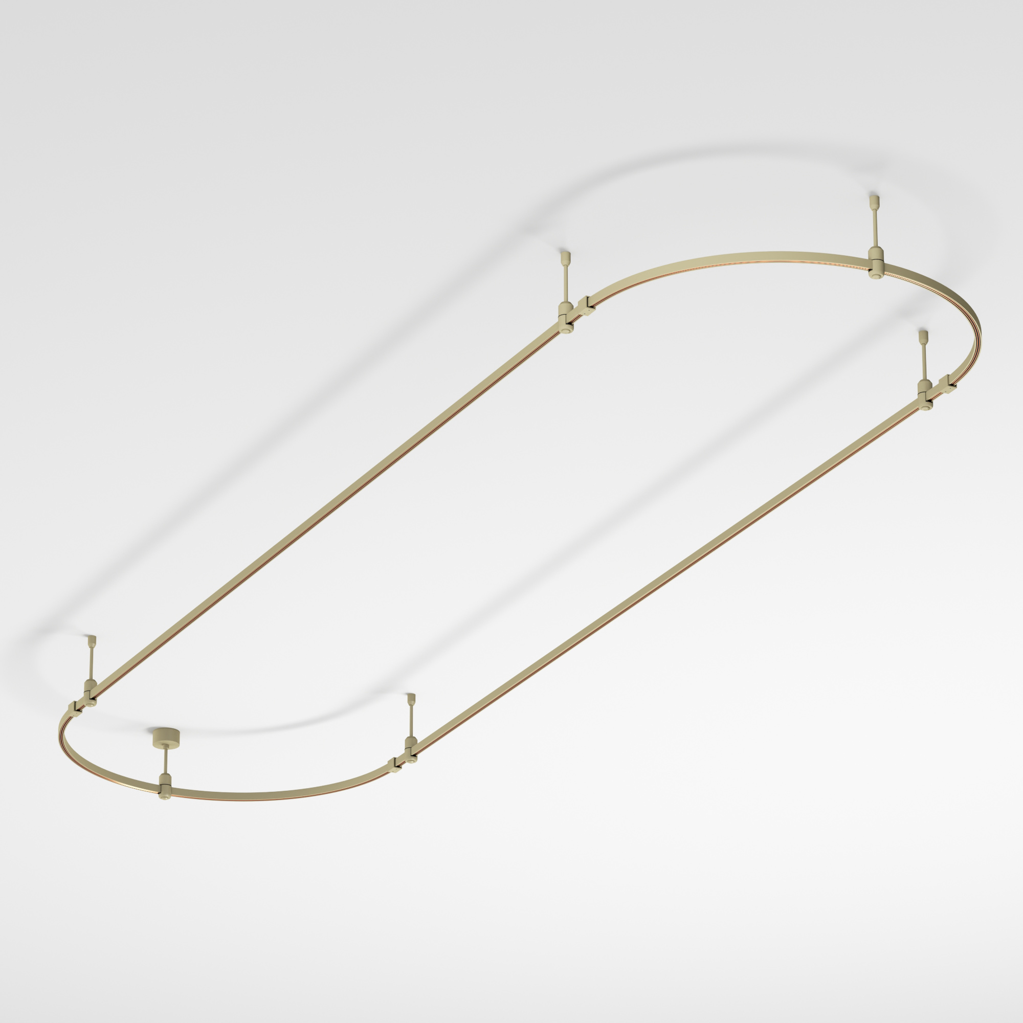 Основание ART-APRIORI-OVAL-ROD-200-3000x1000 (OG) (Arlight, IP20 Металл, 3 года)