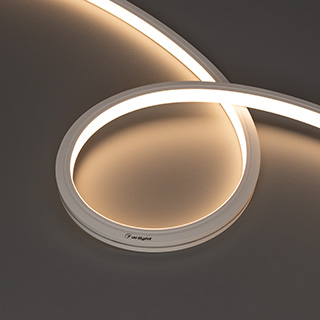 Лента герметичная MOONLIGHT-TOP-A140-13x12mm 24V Warm3000 (9.6 W/m, IP67, 2835, 0.5m) (Arlight, Образец)