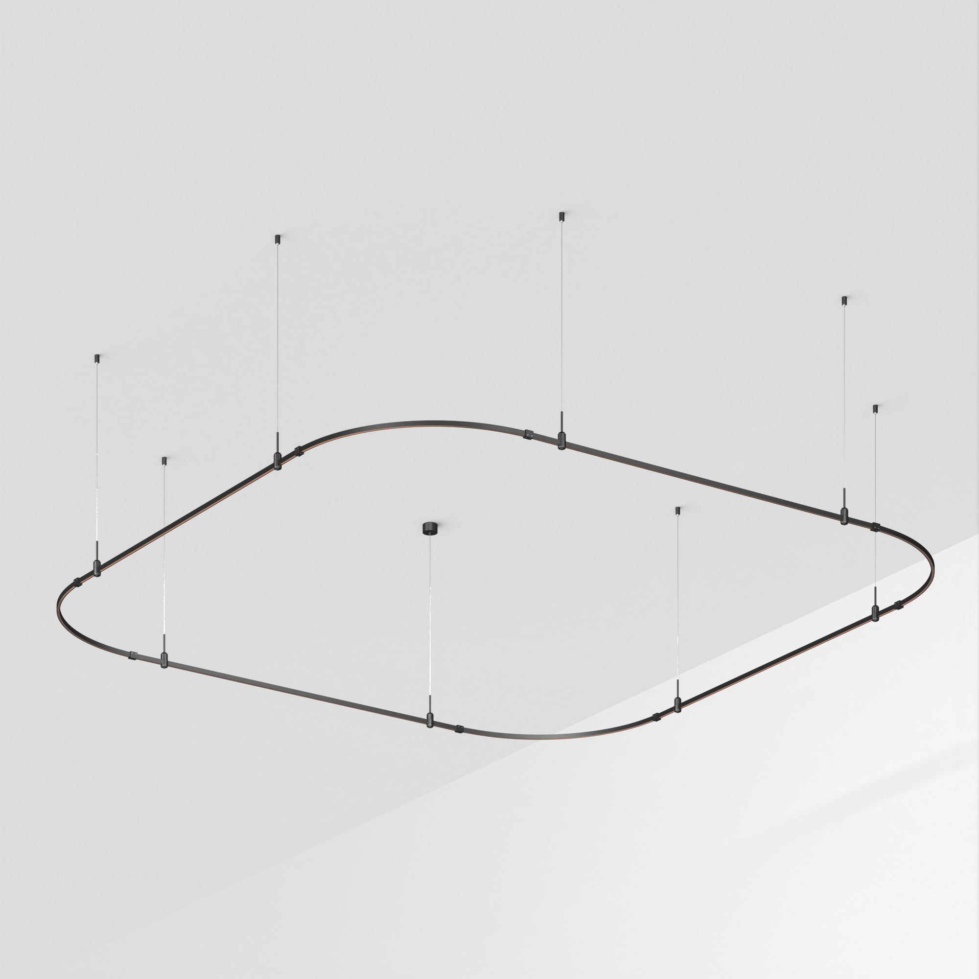 Основание ART-APRIORI-QUADRAT-SOFT-HANG-3500x3500 (BK) (Arlight, IP20 Металл, 3 года)