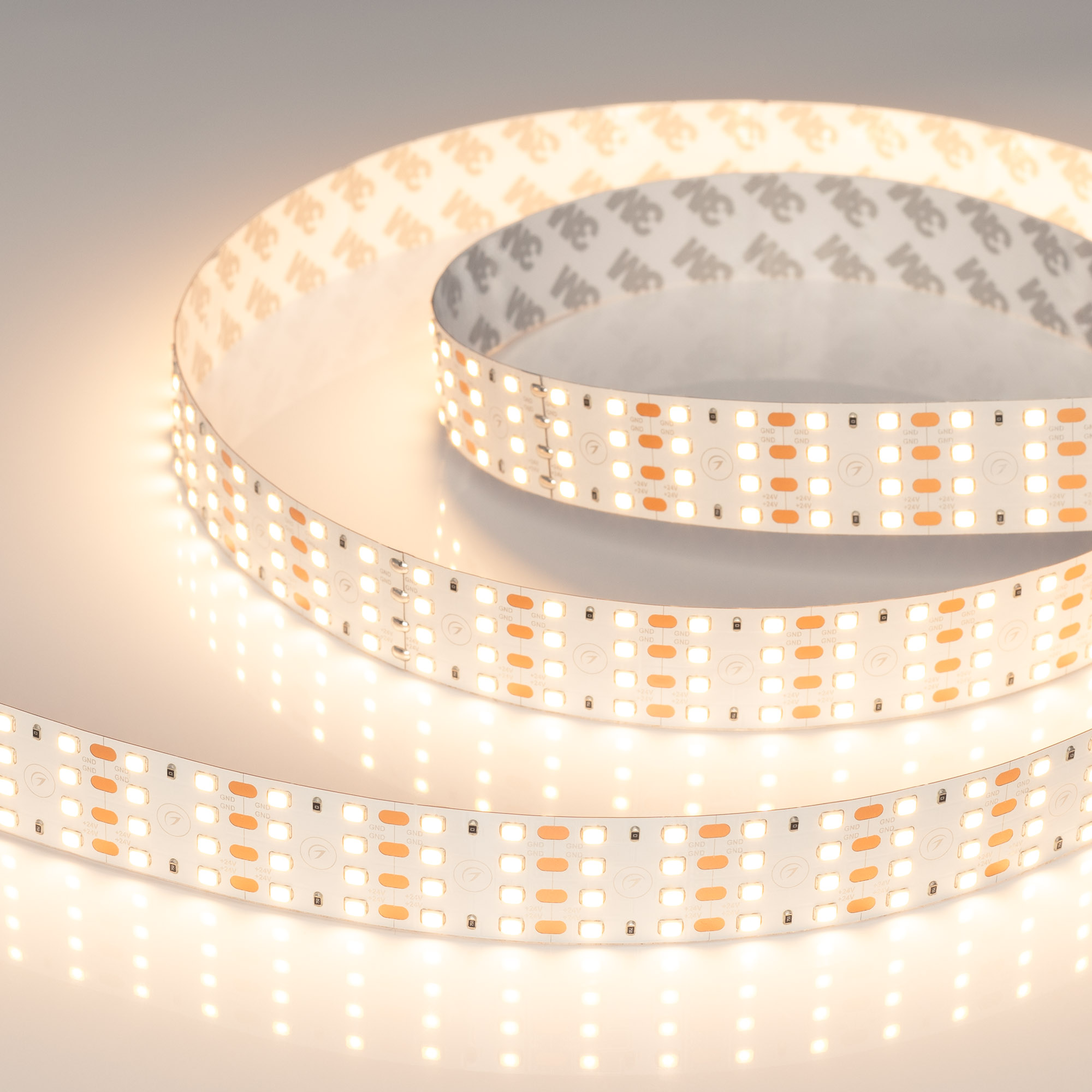 Лента UL-A320-24mm 24V Warm2700 (30 W/m, IP20, 3m) (Arlight, 7 лет)