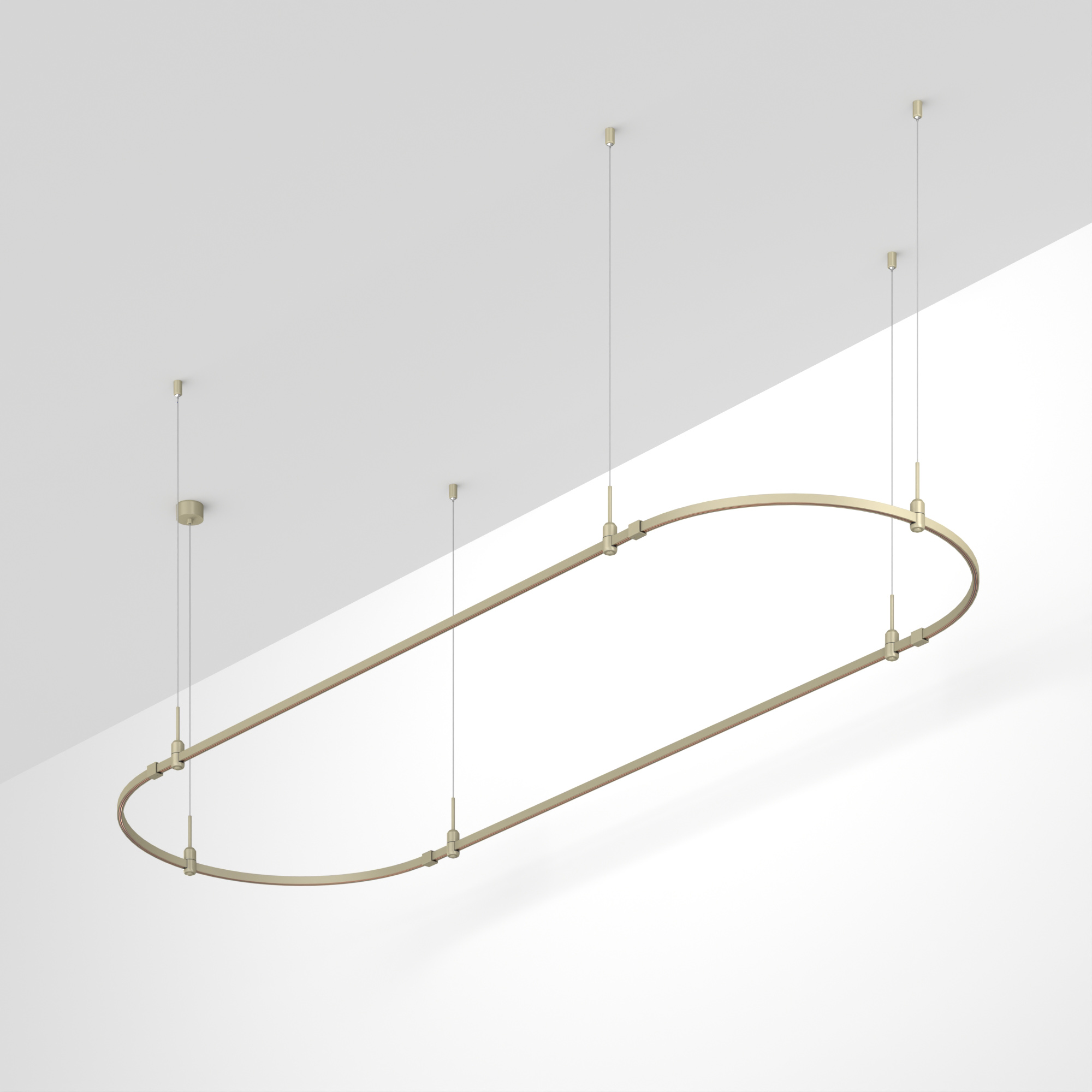 Основание ART-APRIORI-OVAL-HANG-3000x1000 (OG) (Arlight, IP20 Металл, 3 года)