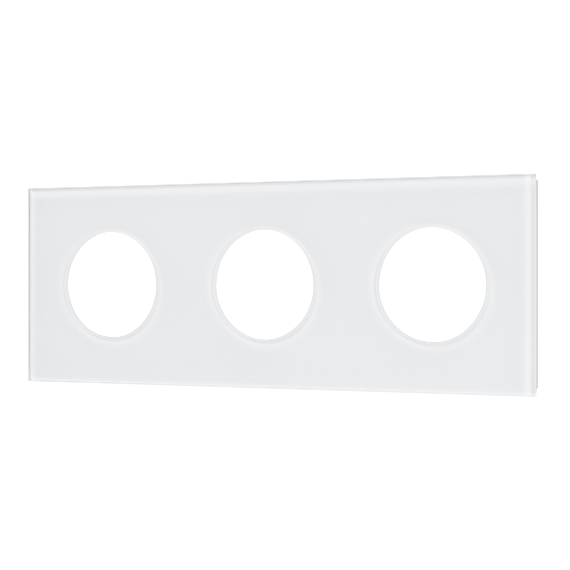 Рамка стеклянная FRM-GLARE-GC-3-WH (Arlight)