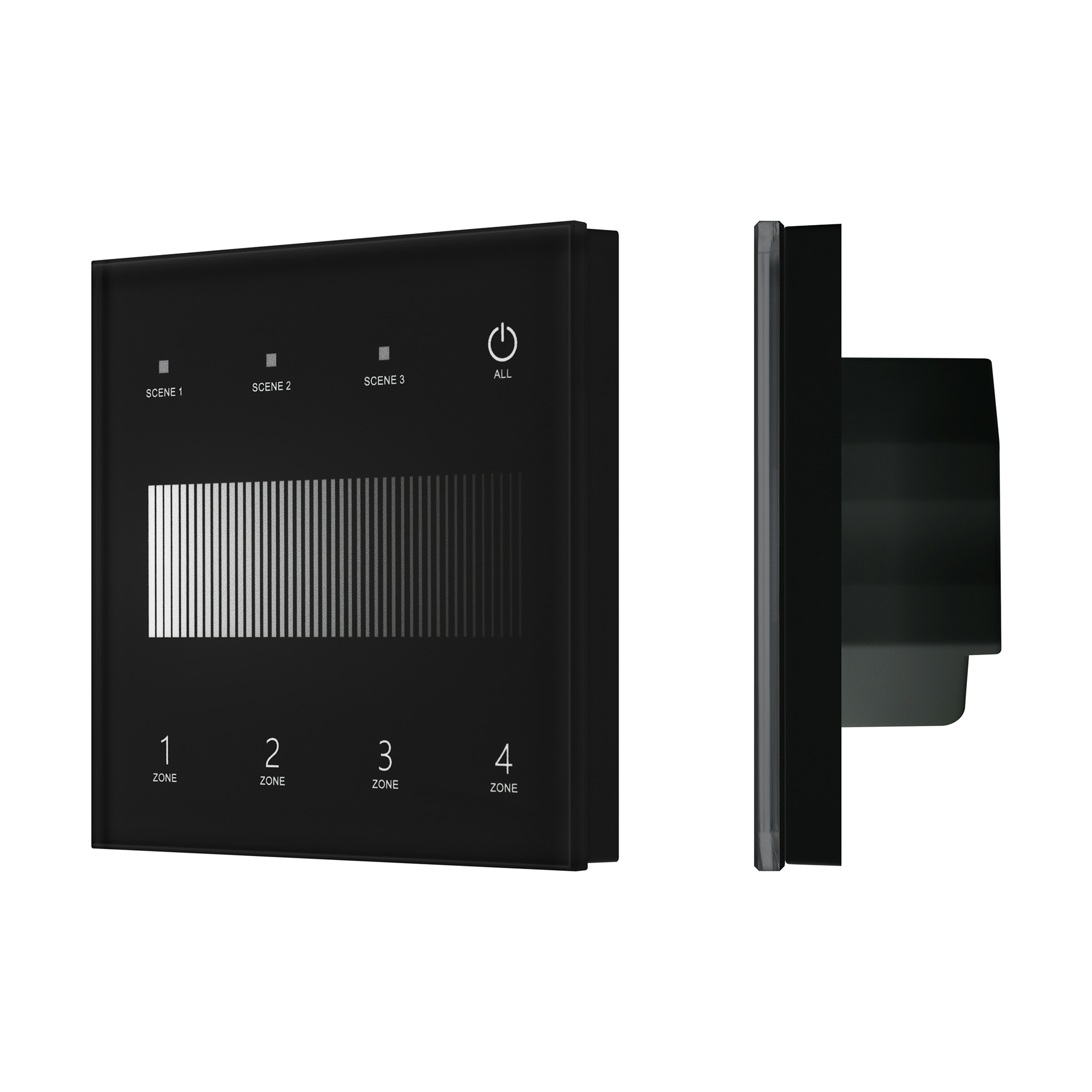 INTELLIGENT ARLIGHT Сенсорная панель SMART-DALI-301-11-4G-3SC-DT6 Черная (230V, встраиваемая, 2.4G) (IARL, IP20 Пластик, 5 лет)