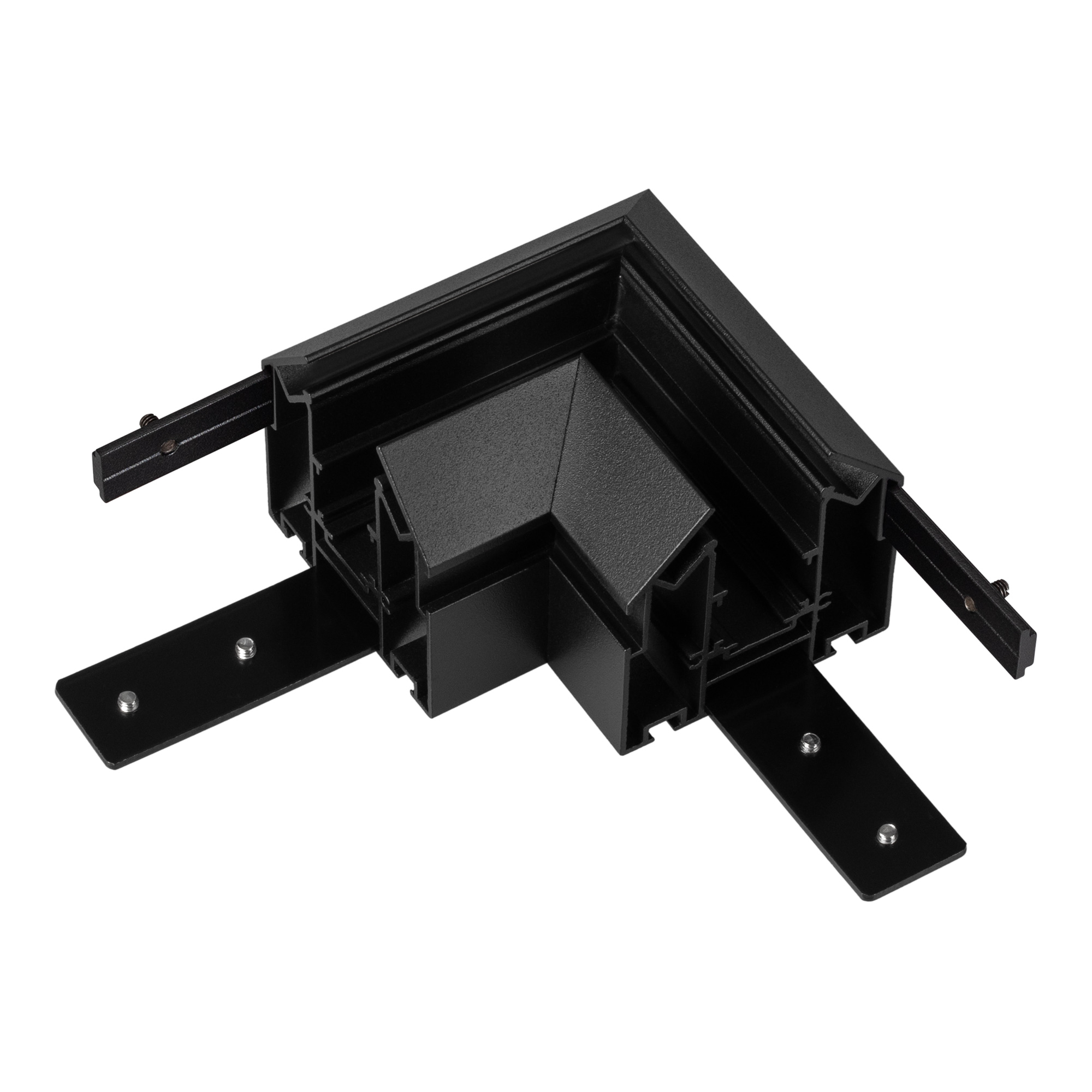 Коннектор угловой MAG-ORIENT-CON-2653-STR-G-L90 (BK) (Arlight, Металл)