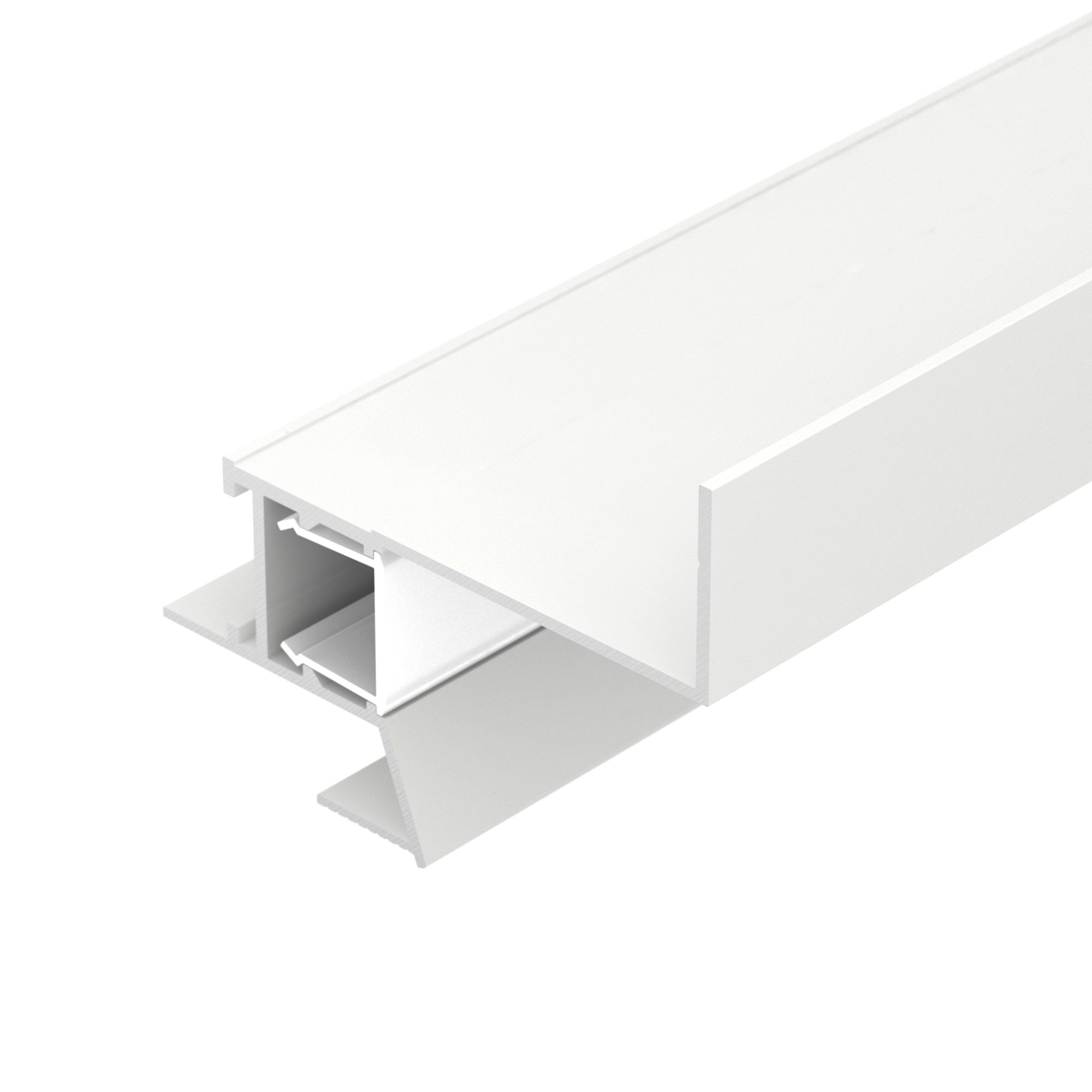 Профиль CEIL-S18-SHADOW-SIDE-3000 WHITE (Arlight, Алюминий)
