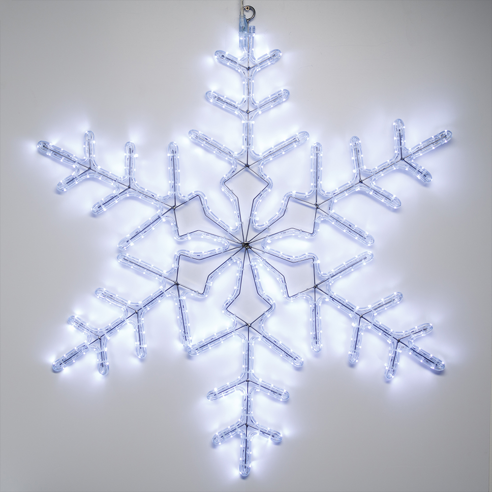Фигура светодиодная ARD-SNOWFLAKE-M3-920x920-432LED White (230V, 27W) (Ardecoled, IP65, 1 год)
