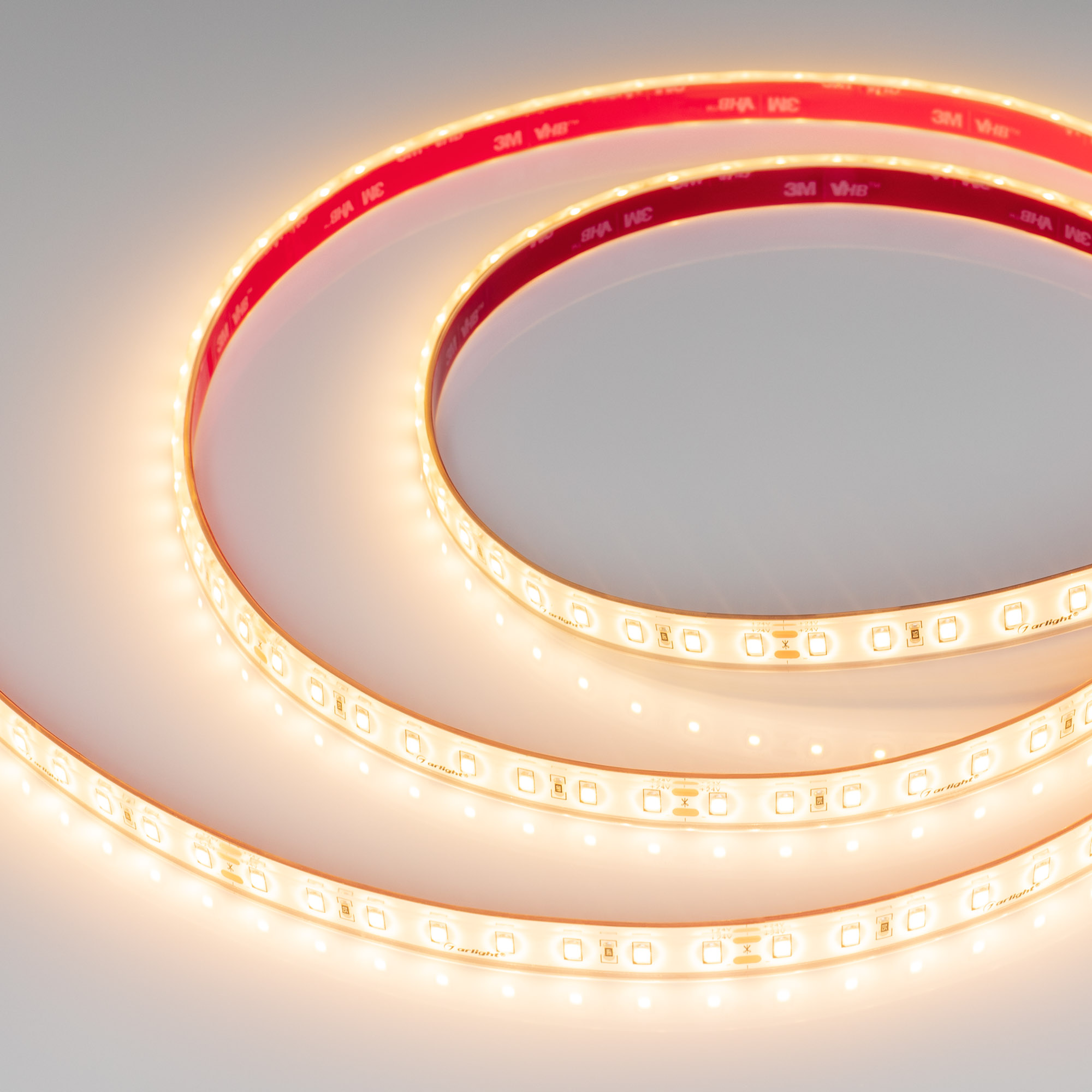 Лента герметичная RTW-PS-A80-12mm 24V Warm2400 (4.8 W/m, IP67, TWP100, 5m) (Arlight)