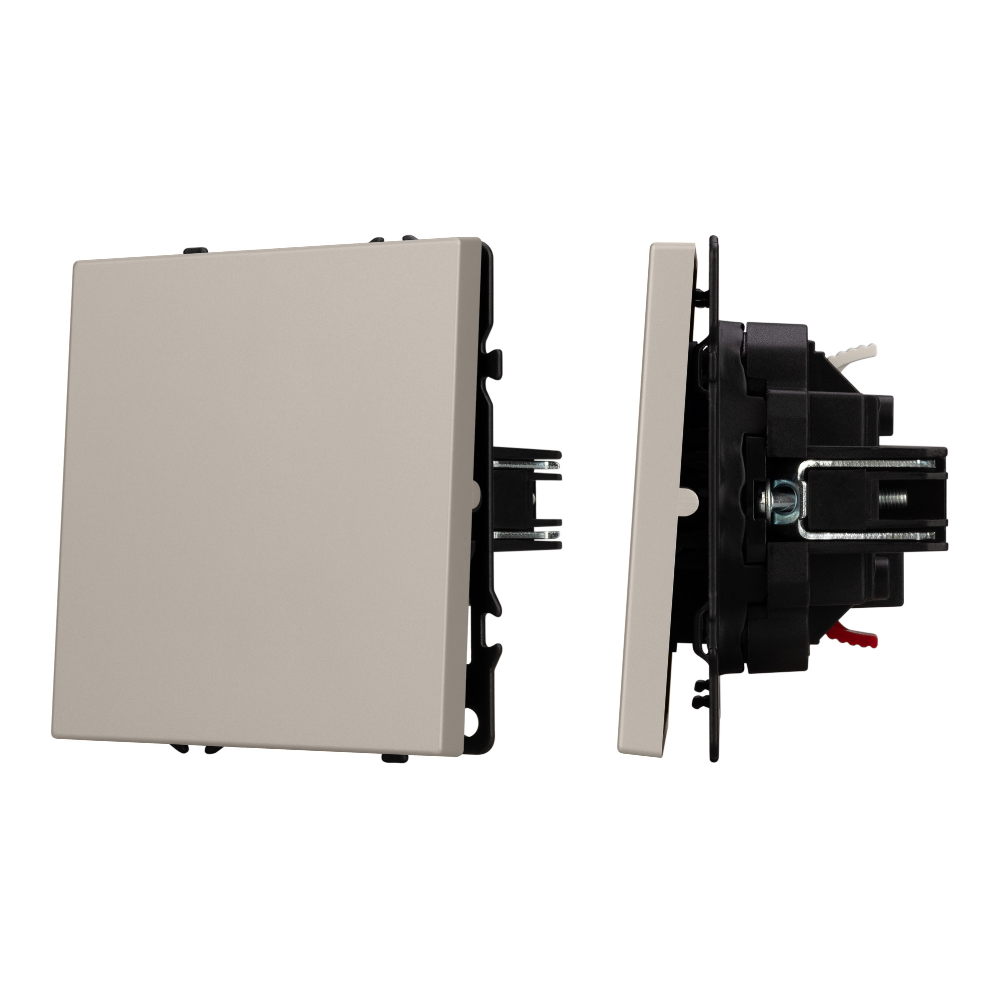 ARL NOBE Выключатель проходной 1 кл софт-тач кашемир SWT-MKP1-SFPL-CA (250V, 10A) (Arlight)