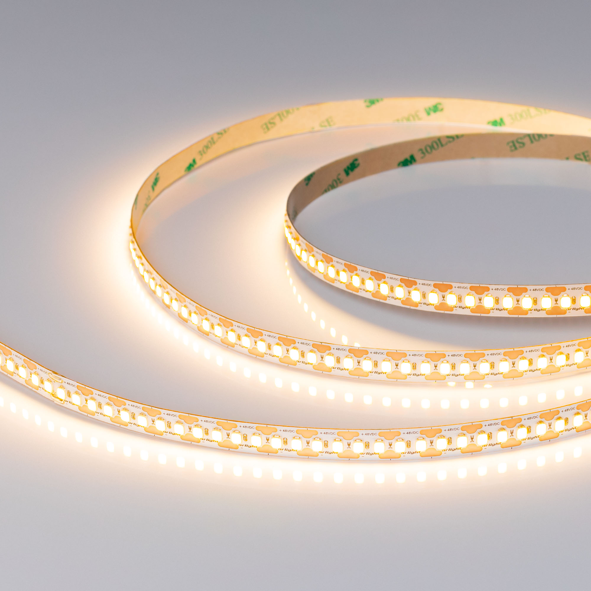 Лента UL-A180-10mm 48V Warm2700-CX2 (19 W/m, IP20, 10m) (Arlight, 7 лет)