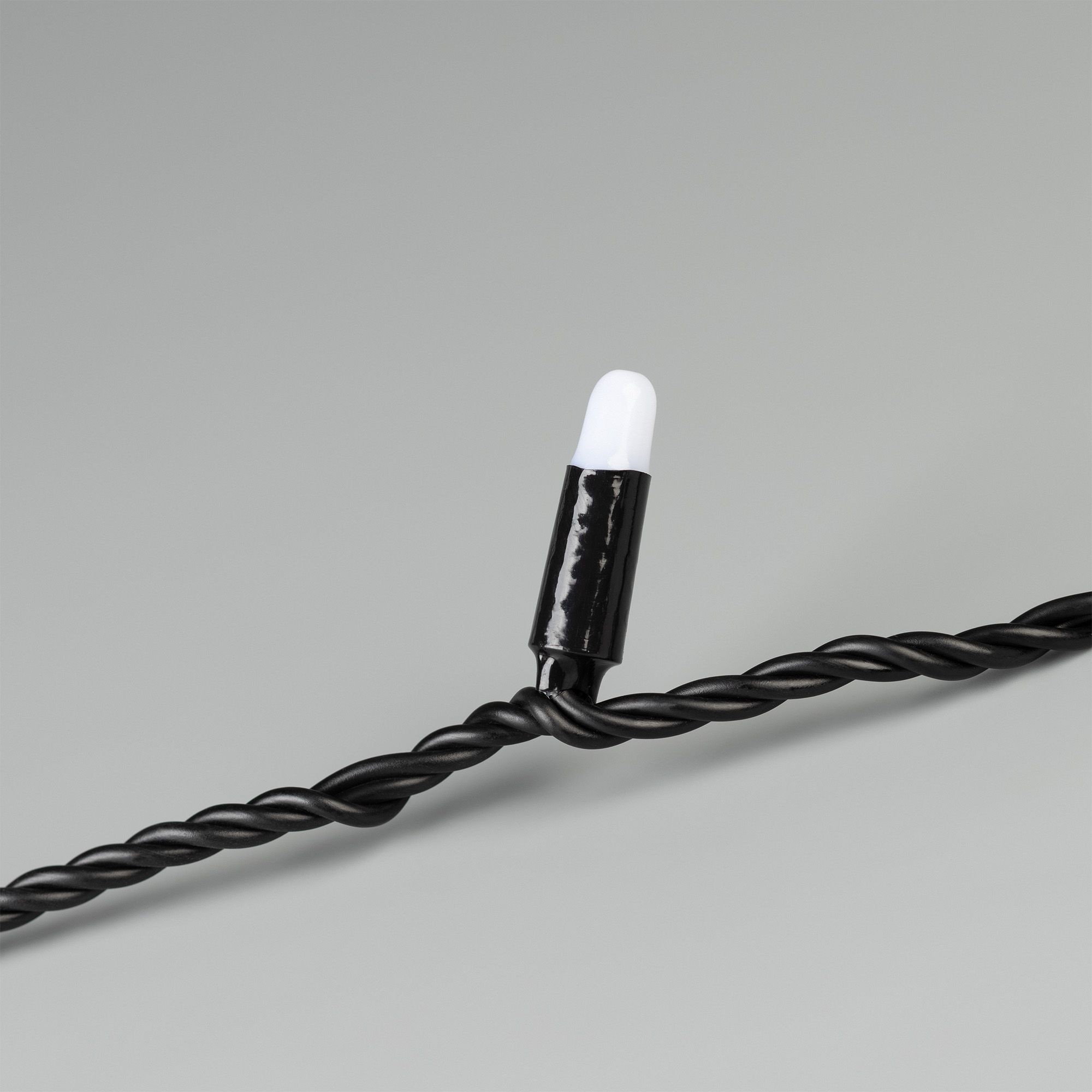 Светодиодная гирлянда ARD-STRING-CLASSIC-20000-BLACK-200LED-MILK-SYNC RGB (230V, 13W) (Ardecoled, IP65, 1 год)