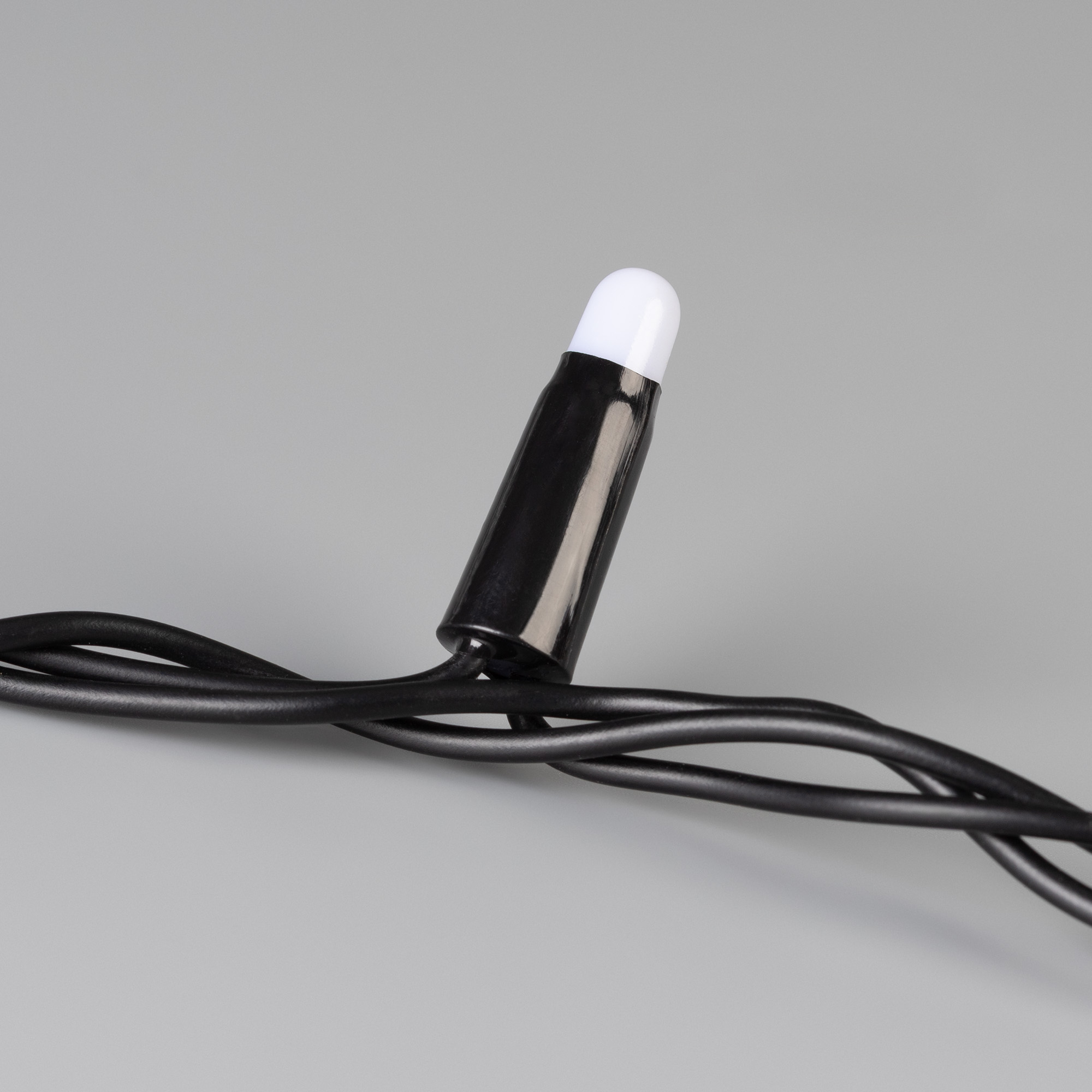 Светодиодная гирлянда ARD-STRING-CLASSIC-10000-BLACK-100LED-MILK-FLASH Warm (230V, 7W) (Ardecoled, IP65, 1 год)