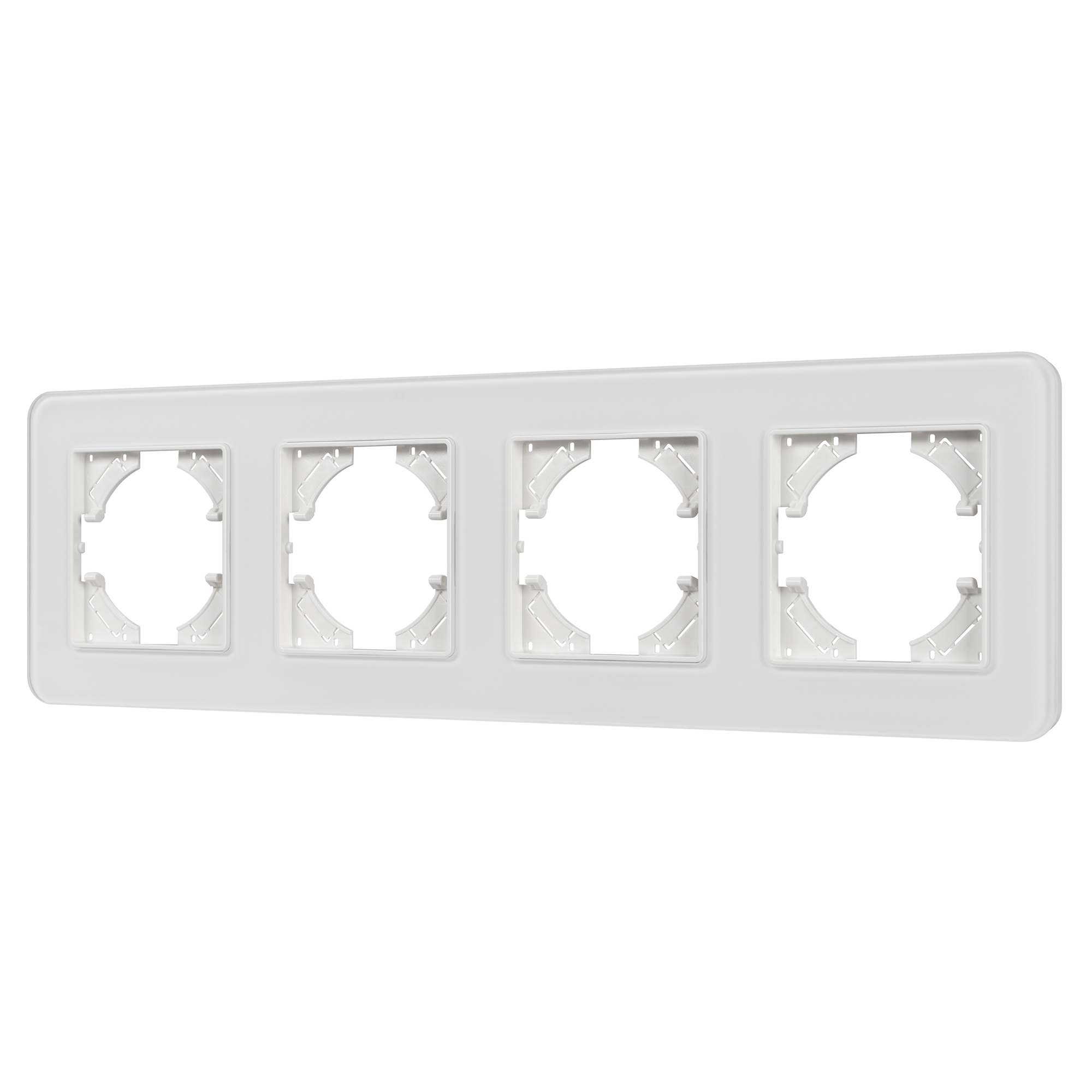 Рамка стеклянная FRM-OMALI-SFGS-4-WH (Arlight)