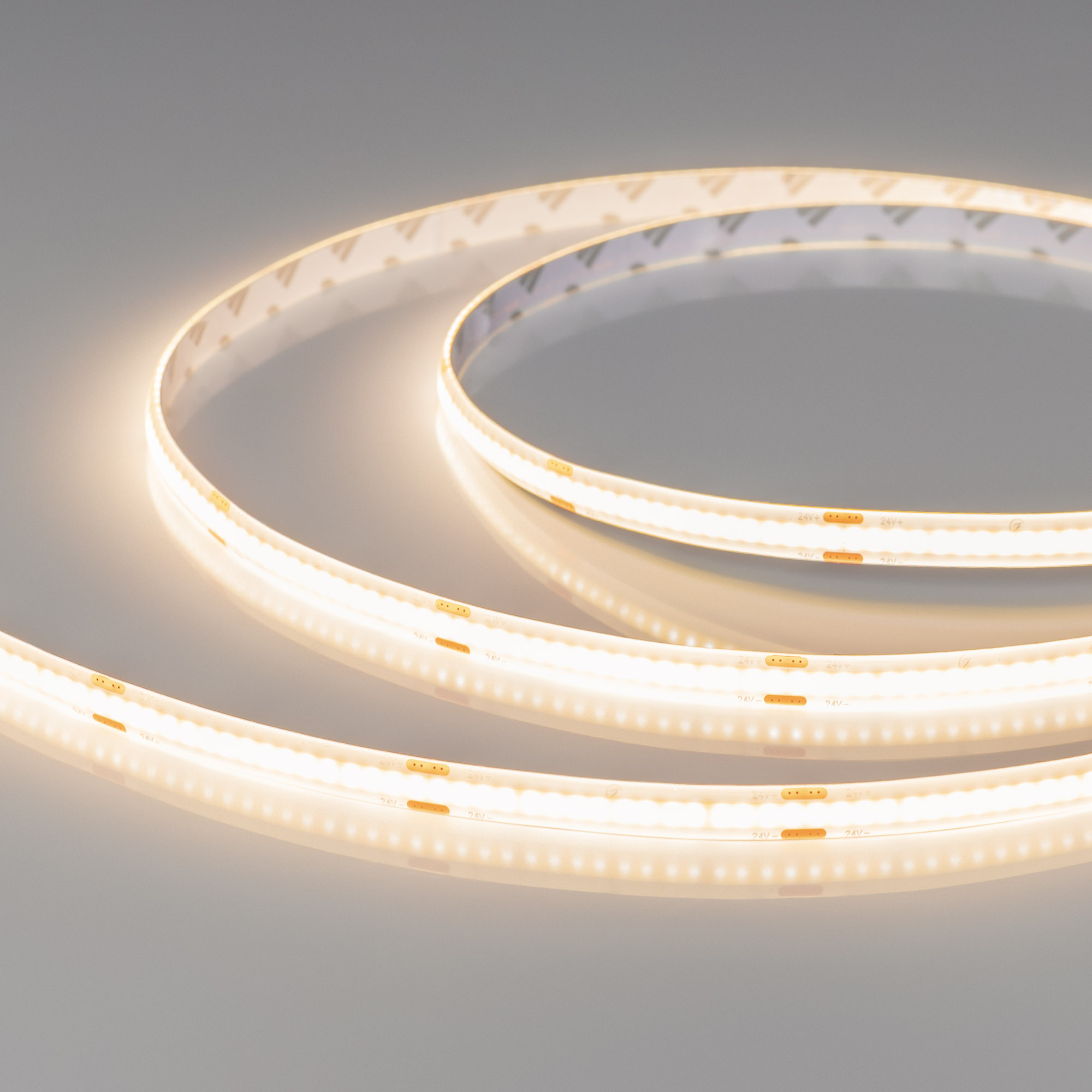 Лента герметичная COB-SE-X320-8mm 24V Warm3000 (8 W/m, IP65, 5m) (Arlight)